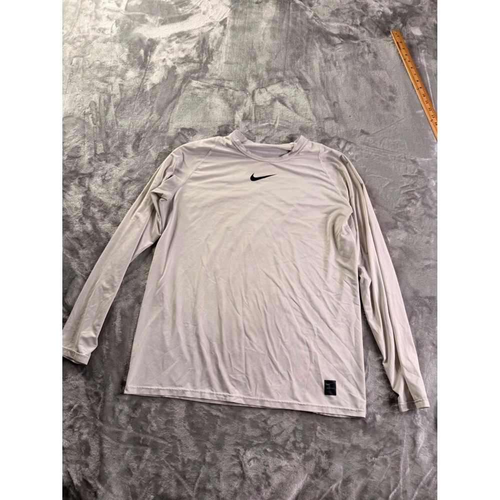 Nike Pro Dri-FIT Men's T-Shirt XL Gray Mesh Ventilation Panels